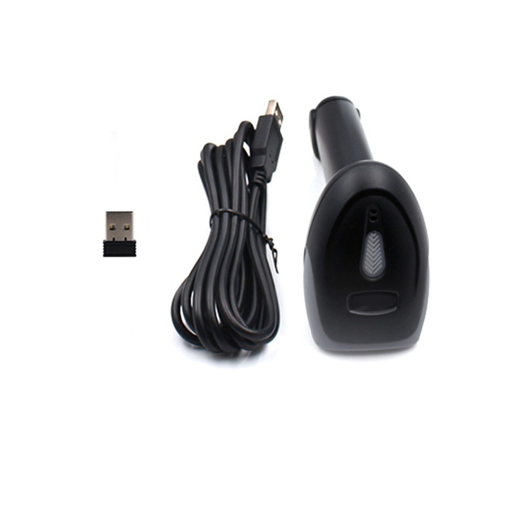 2.4G Wireless & USB Barcode Scanner 1D/2D/QR Code Scanner CMOS Handheld Cordless