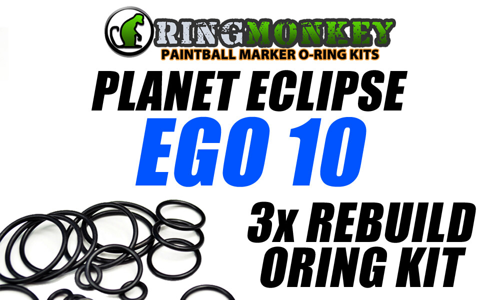 Planet Eclipse 2010 EGO 10 Oring Kit - 3x REBUILD O-RINGS