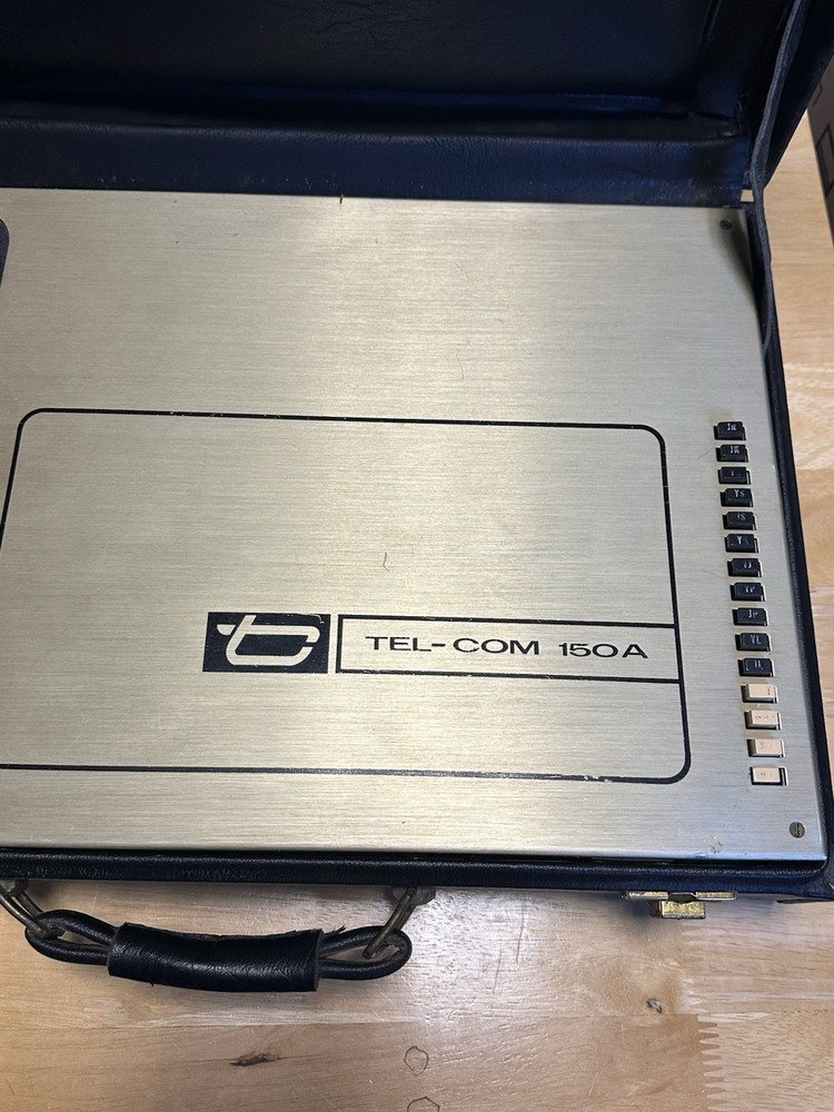 Integrated Systems Technology TEL-COM 150A Mobile Briefcase Rotary Telephone 420