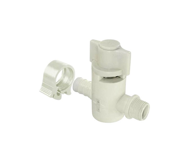 Flair-It 30888 PEXLock Plastic Supply Valve 1/2 PEX x 3/8 Compression in.