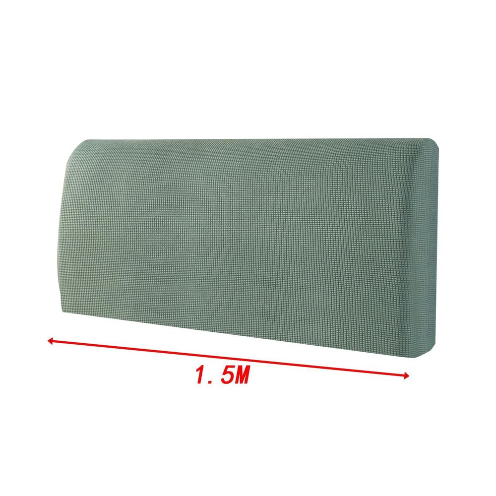 Bed Headboard Cover Elastic Soft Bed Head Cover Solid Color Modern 59'' Bed