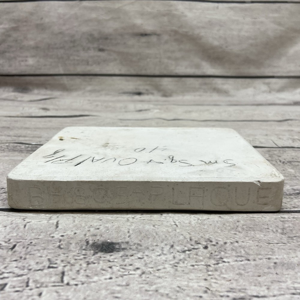 Ceramic Slip Casting Mold Plaque Byron