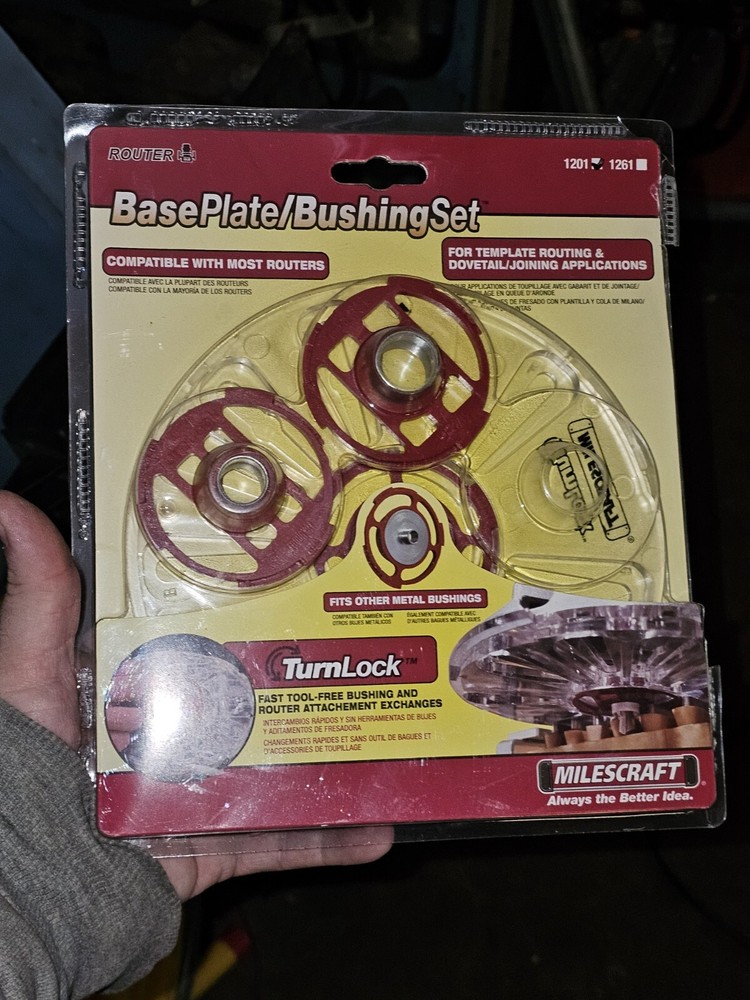 Base Plate / Bushing Set For A Router 1201 New
