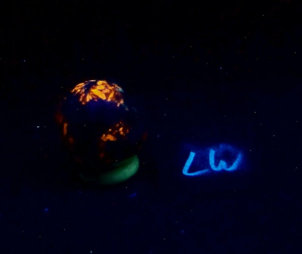 Fluorescent Mont St Hilaire Canada Hackmanite 29mm Sphere 4882