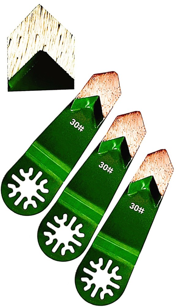 Oscillating Corner Diamond Grinding Tools 30#M -Premium- (3 pack)