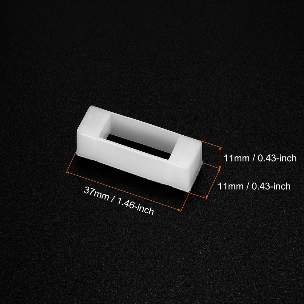 50Pcs Plastic Beehive Frame Spacers, Beehive Frame Spacer for Beekeeper, White