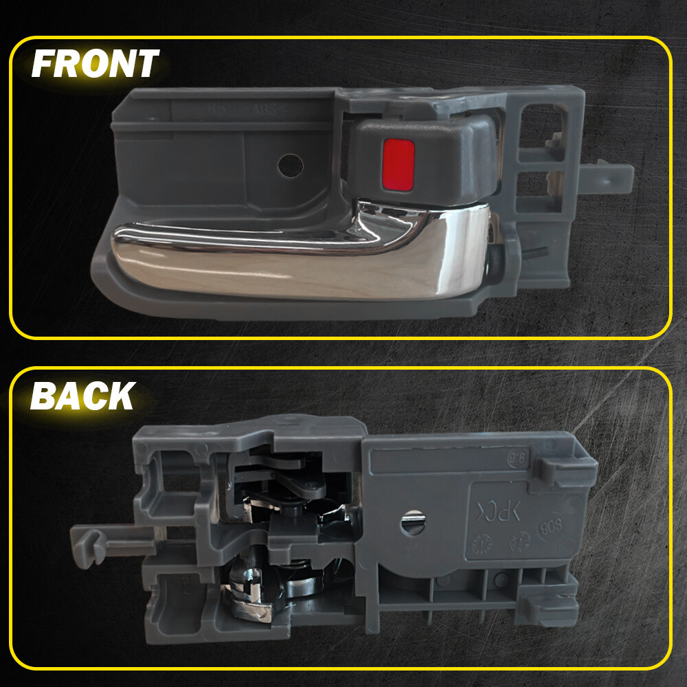 For 2003-2008 Toyota Corolla Inside Door Interior Handle Right Left Gray Chrome