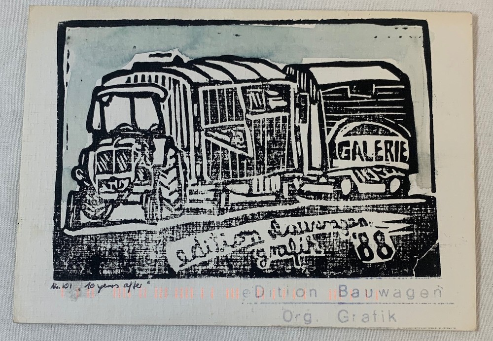 1998 (?) mail art postcard ~ KARL-F. HACKER project