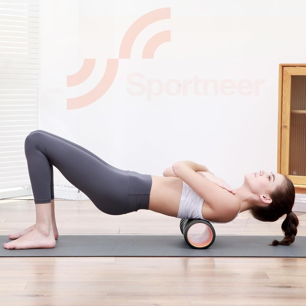Foam Roller Set With Foot Roller Lacrosse Ball Traction Massage Ball with String