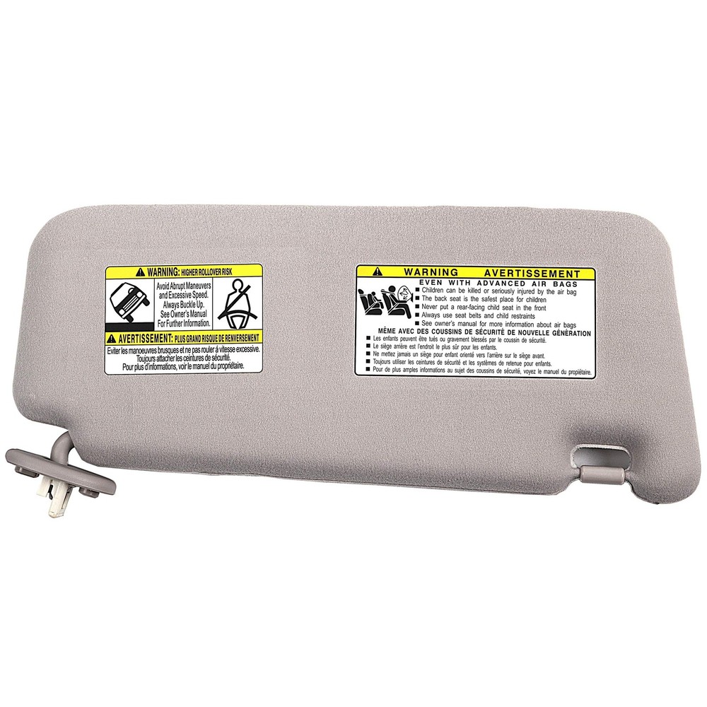 Ezzy Auto Light Gray Left Driver Side Sun Visor fit Side,