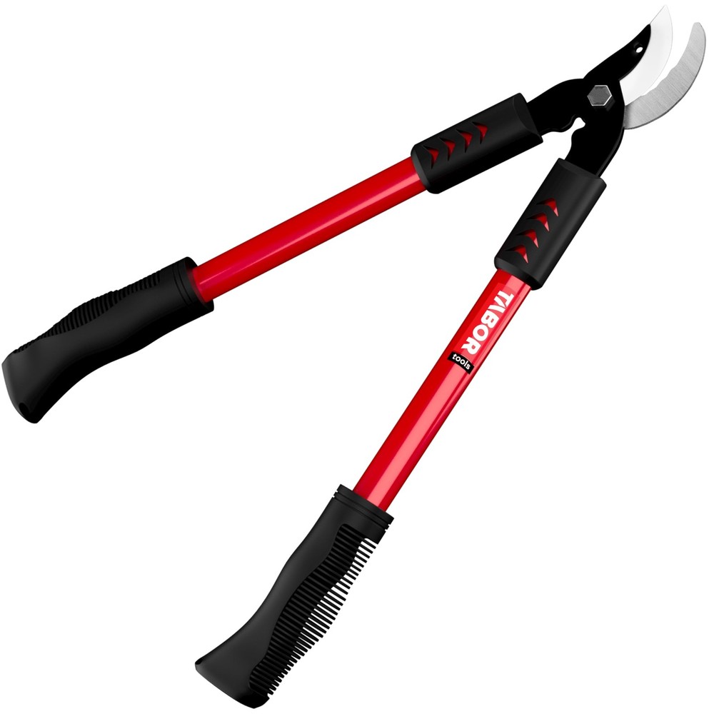 TABOR TOOLS GL18A Small Bypass Lopper, Bypass, Classic Short, 20 Inch, Red