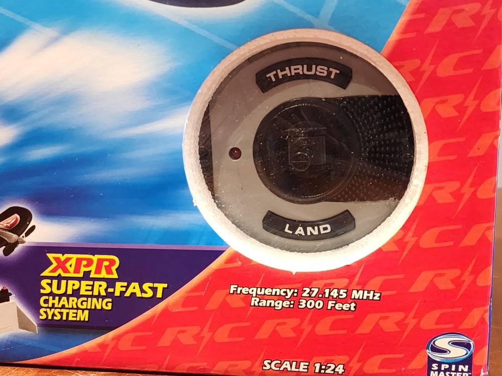 Air Hogs Radio Control Resistor Plane 1:24 Scale Fast Charging Black