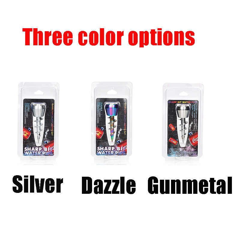 Metal Pipe Bowls & Tools - Colorful/Silver/Metallic, Durable Smoking Accessories