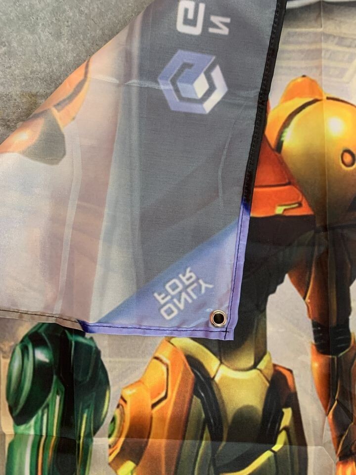 Metroid Prime Custom Wall Flag Banner Tapestry 2 x 3 Ft, Gamecube