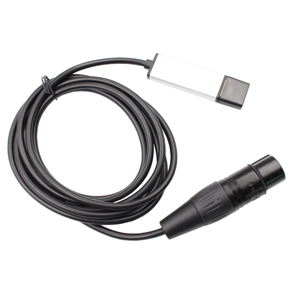 USB to DMX Interface Adapter DMX512 Stage Light Controller Cable For Computer PC