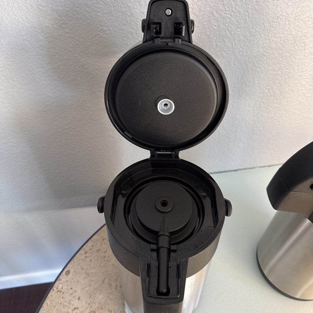 Two hot beverage, carafe servers, Unbranded