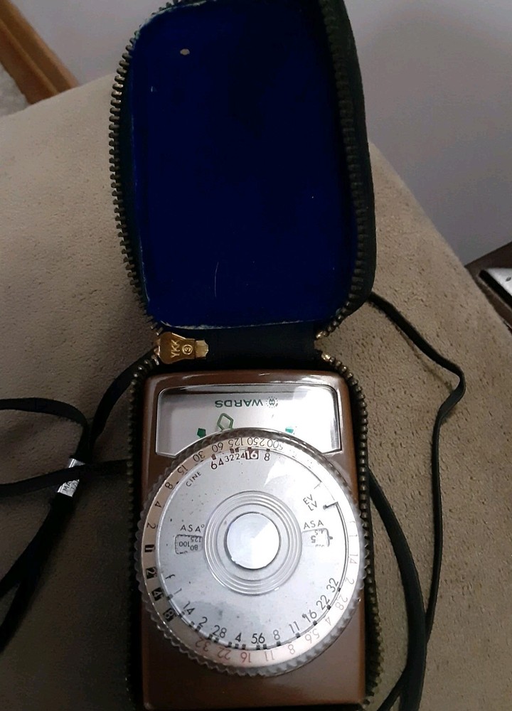 Wards Exposure Meter In Original Leather case