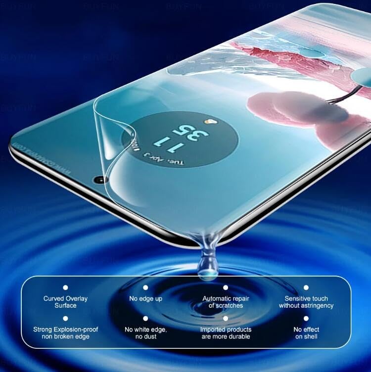 [2 Pack Hydrogel Flexible Screen Protector for Upgraded Motorola Edge (2024)