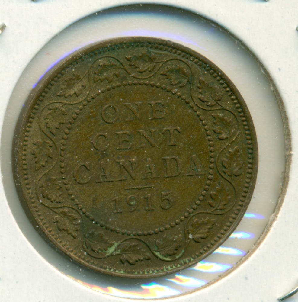 1915 CANADA LARGE CENT, EXTRA FINE, GREAT PRICE!