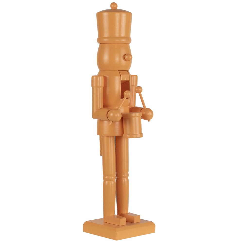 Northlight Drummer Soldier Nutcracker Christmas Figure - 15" - Solid Orange