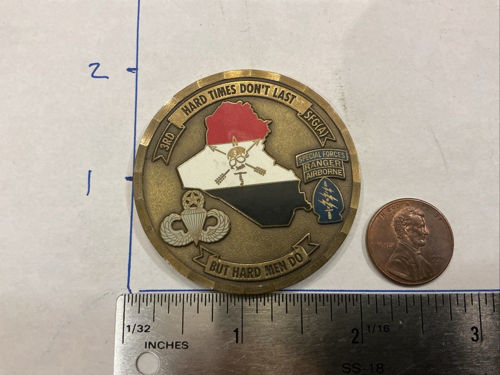 Third Special Forces Group Airborne Challenge Coin