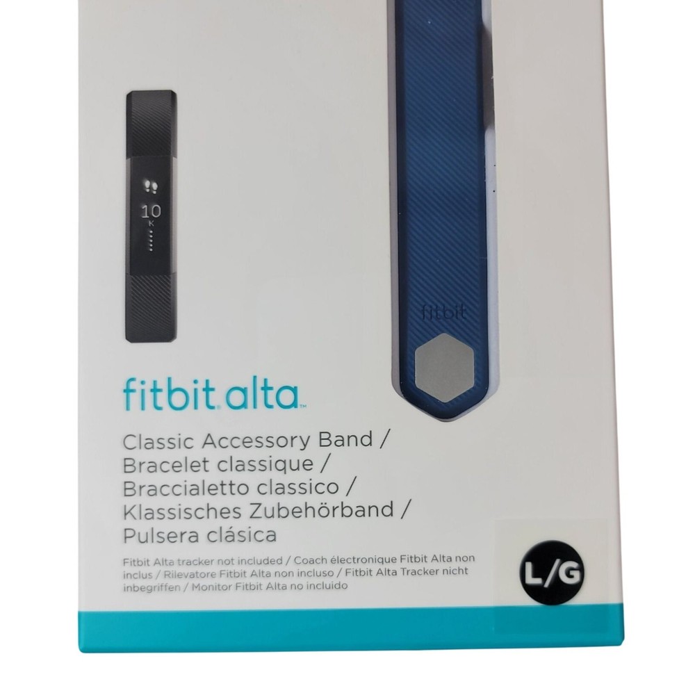 Fitbit Alta Blue Classic Accessory Band Large Replacement Accessories NEW