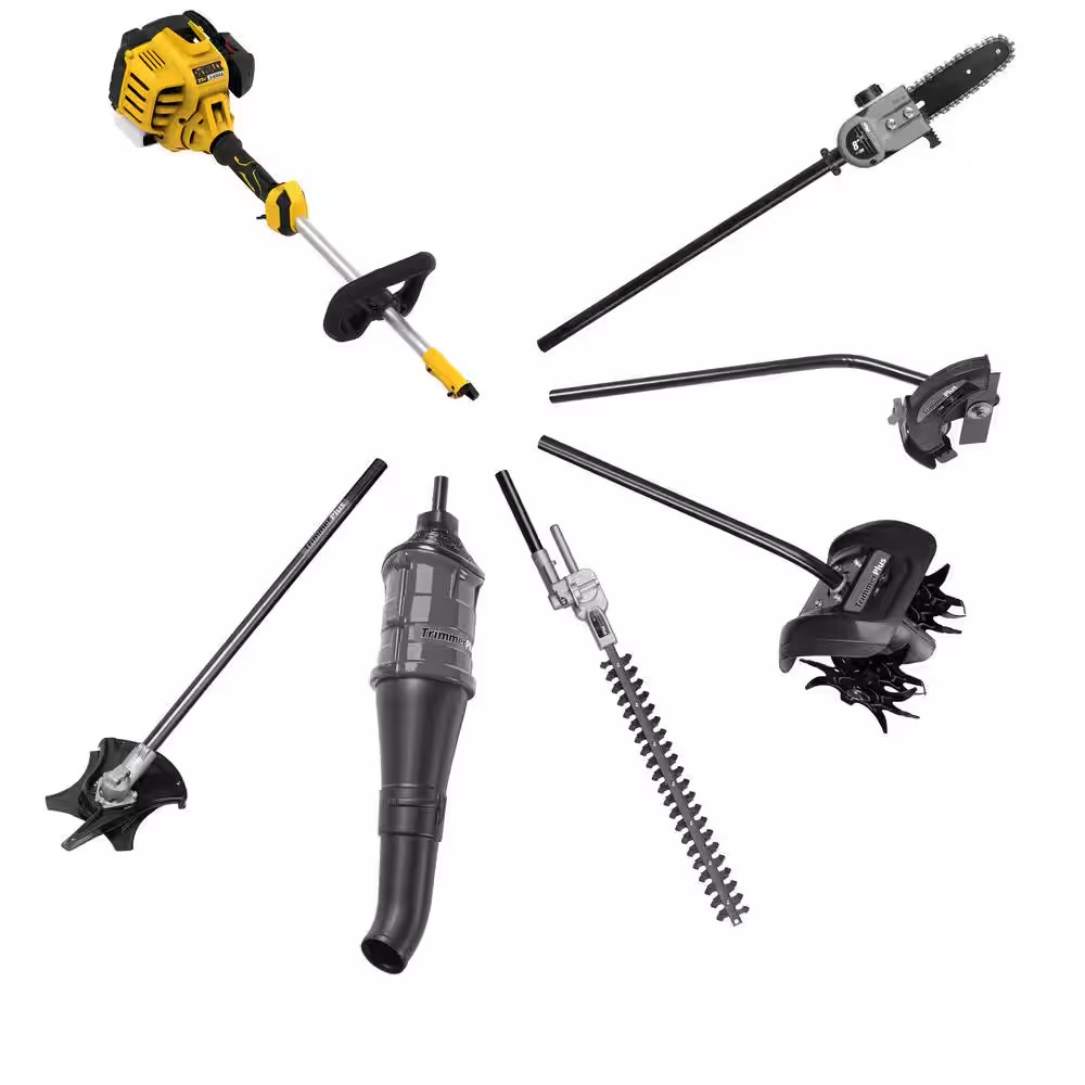 27 Cc 2-Stroke Gas Brushcutter with Attachment Capability