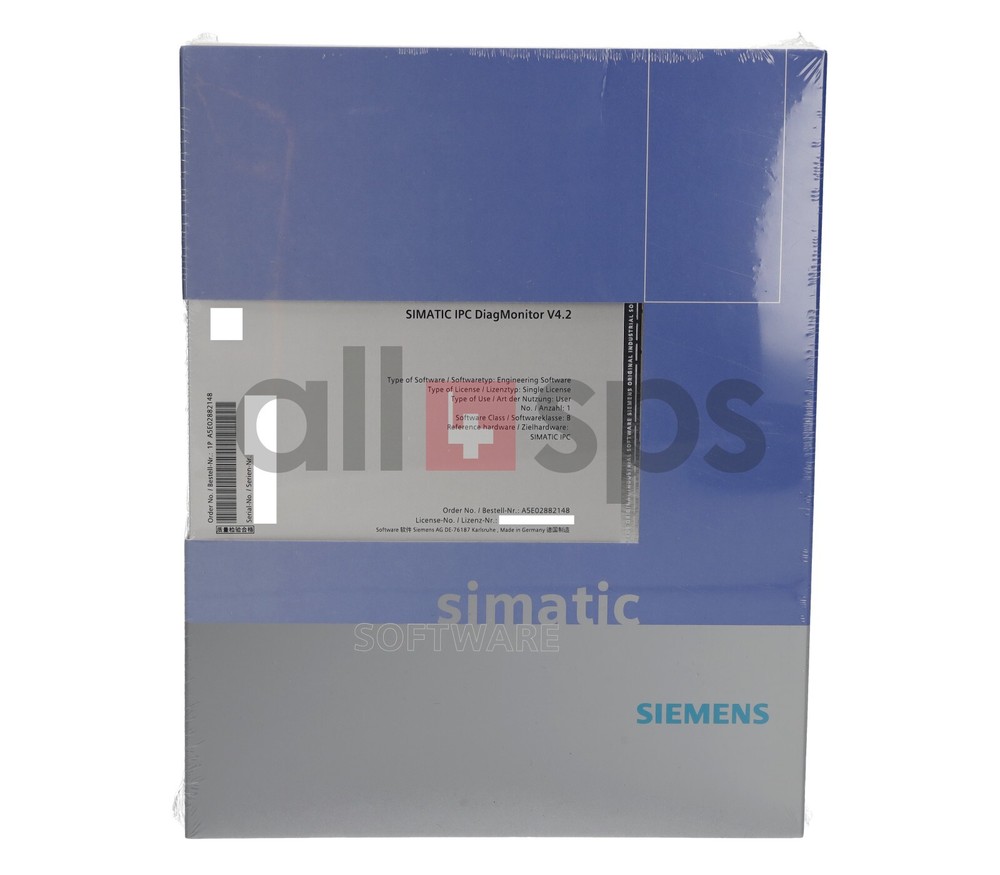 SIMATIC IPC DIAGMONITOR V4.2 SOFTWARE - A5E02882148 (NS)