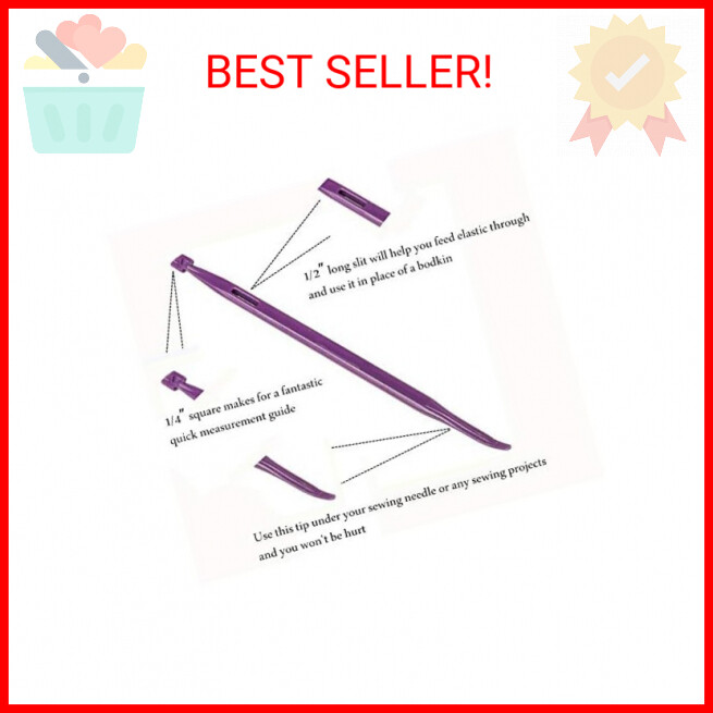 That Purple Thang Sewing Tools 5Pcs for Sewing Craft Projects Use Thread Rubber