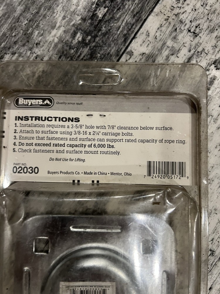 Trailer Tie Down Anchor Point 6000 Pounds