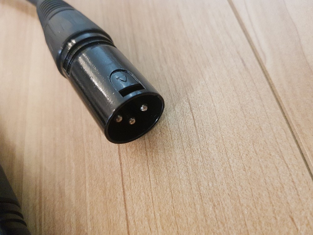 3 Pin DMX Cable 5feet Black