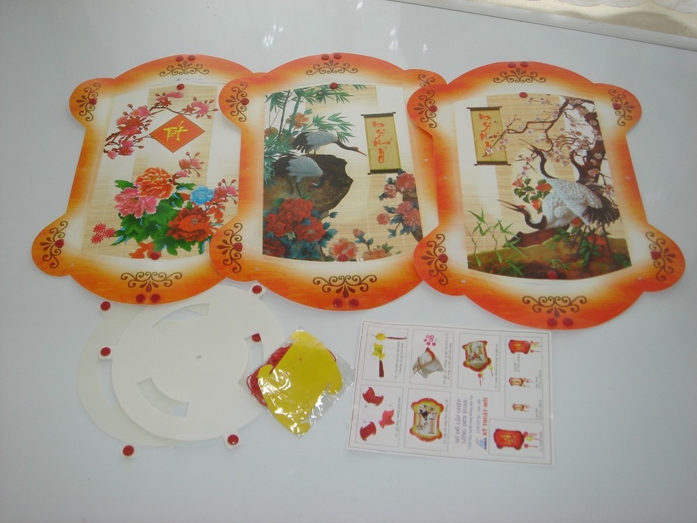 Vietnamese new year decorative lantern