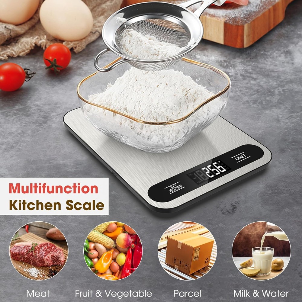 Food Scale 22lb Digital Kitchen Scale W/ 6 Units Tare Function & LCD Display