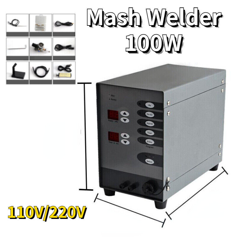 100W Spot ARC Welder Automatic Pulse Argon Welding Machine Dentistry 220V/110V