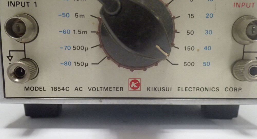 KIKUSUI ELECTRONIC CORP MODEL 1854C AC VOLTMETER
