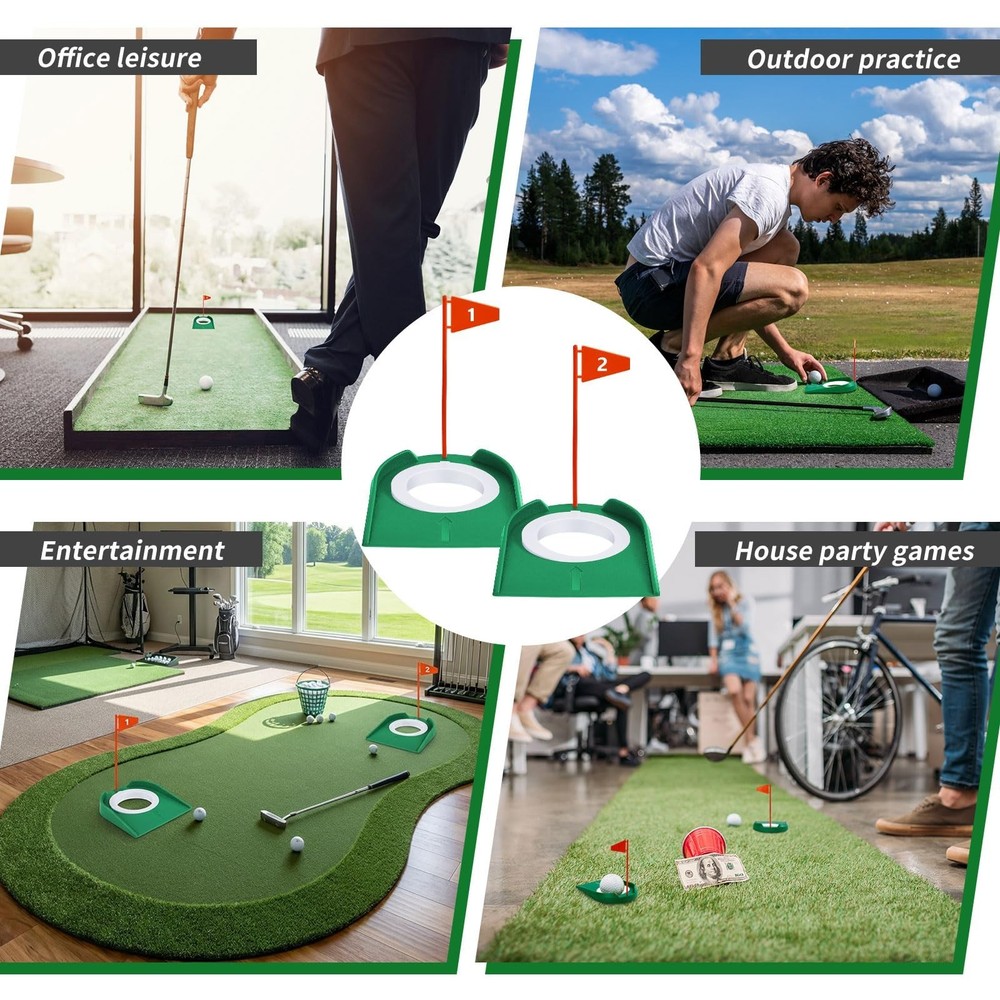 Sotiff Golf Putting Practice Cup Hole Training Aids Golf Accessories Training...