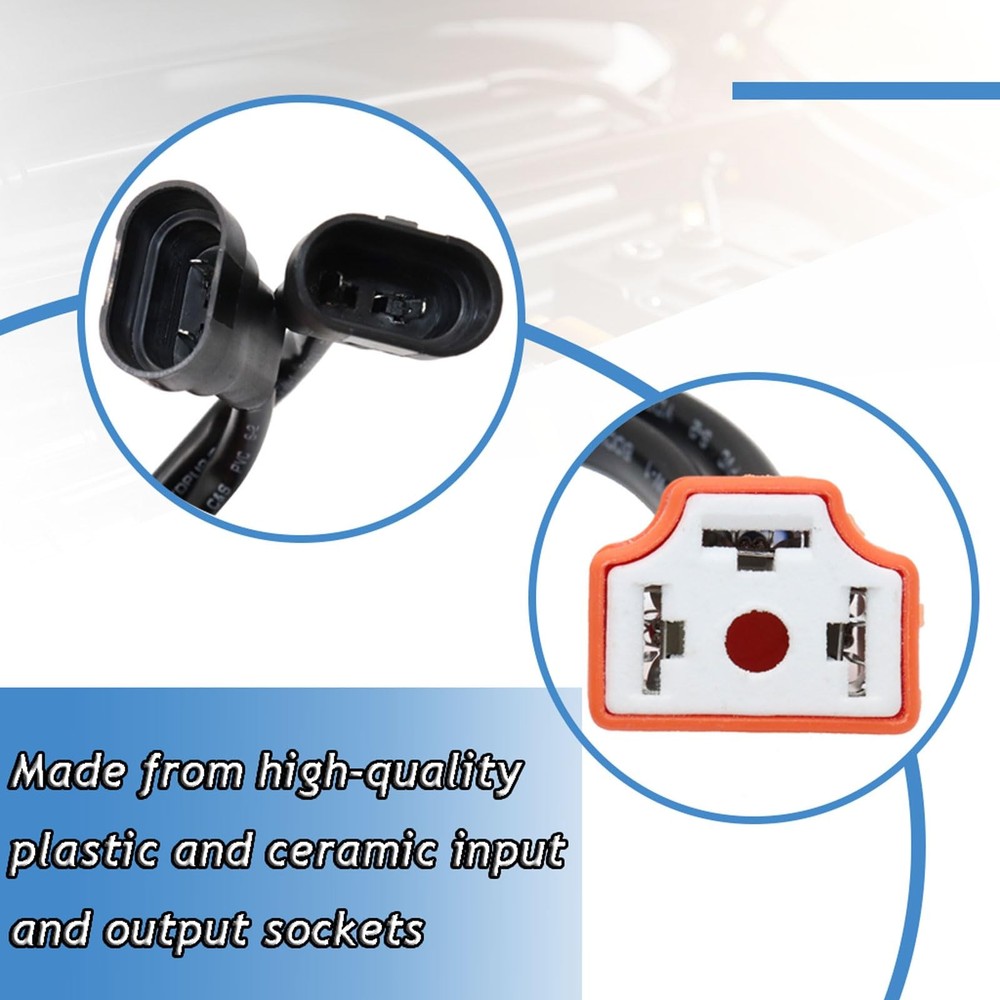 2Pack Headlight Bulb Conversion Plug and Play Wire Adapter Sockets...