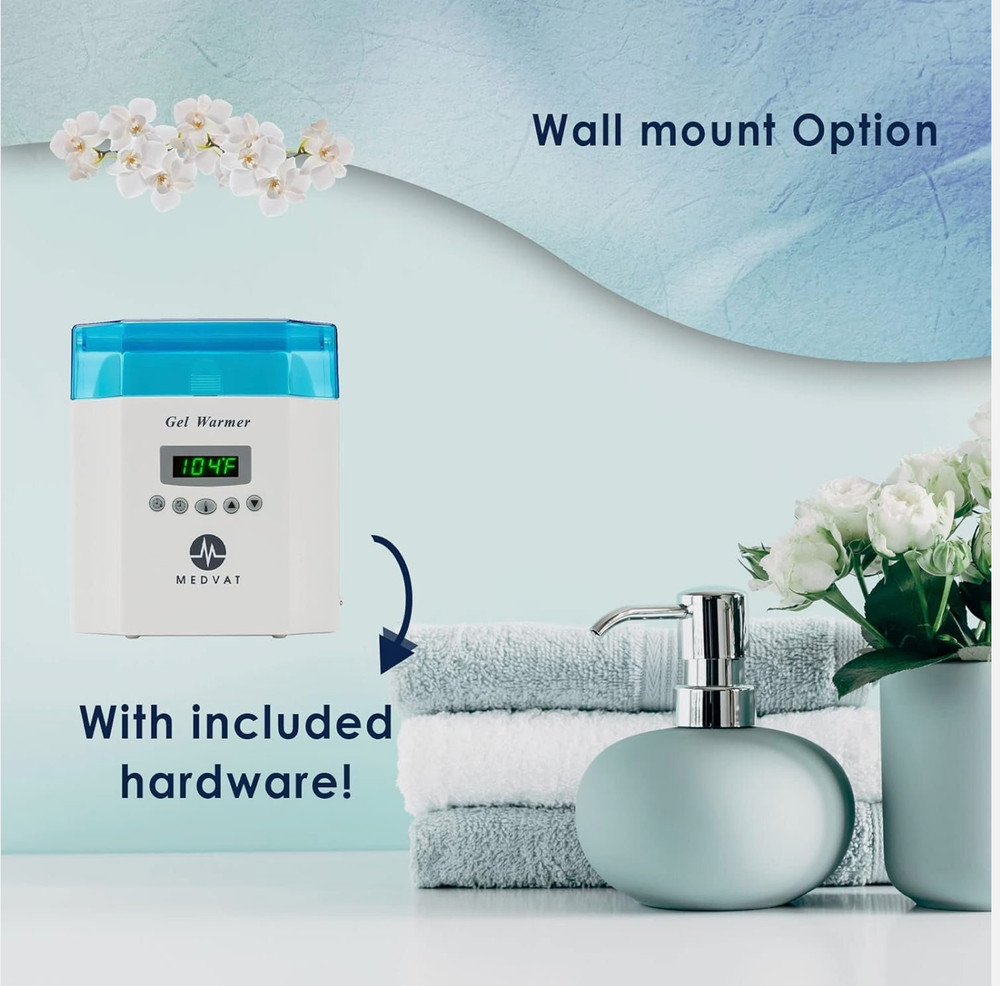 Medvat Double Digital Display Gel Warmer, with Timer & Adjustable Temperature