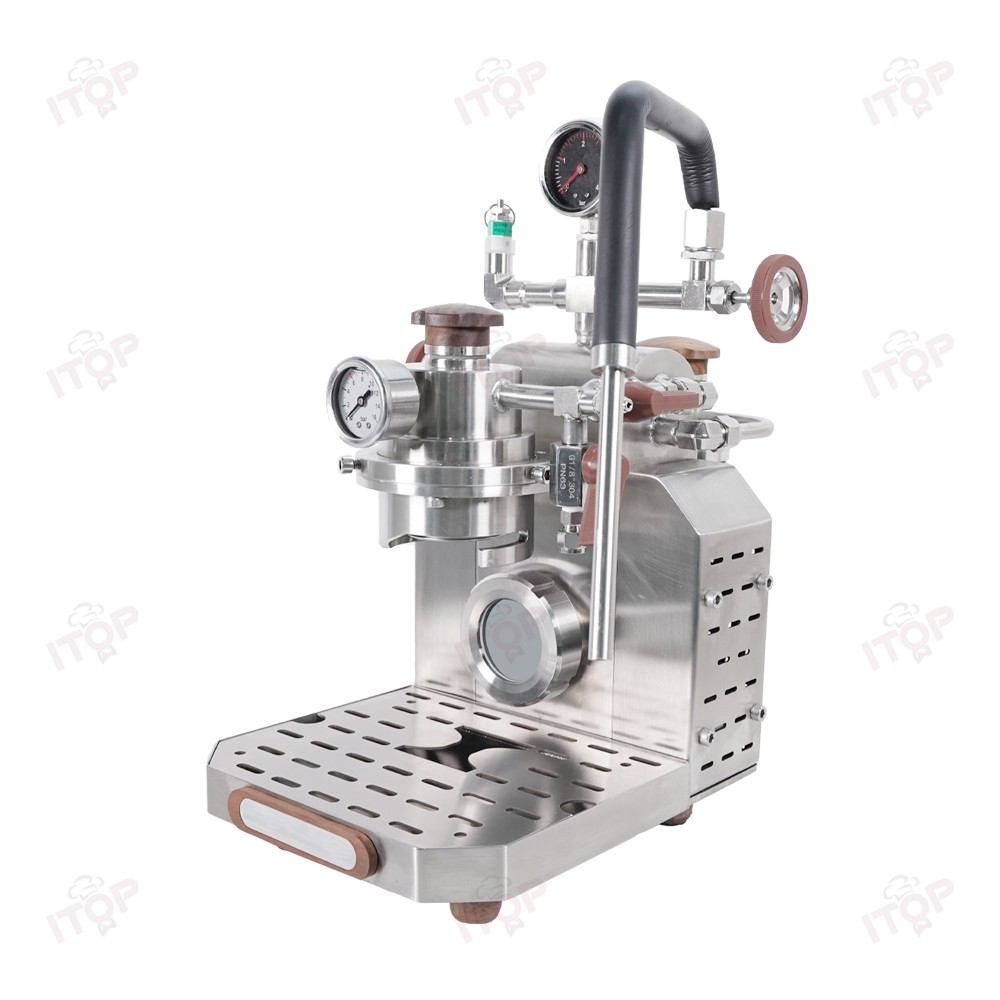 Pneumatic Coffee Maker 12 Bar Espresso Making Variable Pressure With PID