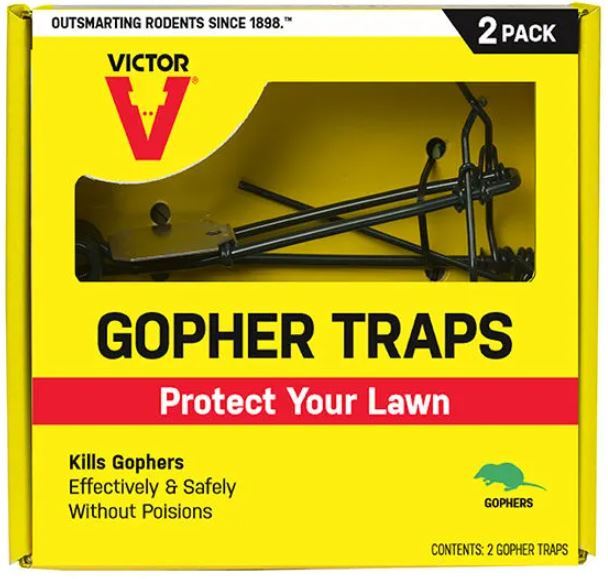 Victor Easy Set Gopher Trap - Model 0611 - 2 Traps Per Package - ADC Nuisance