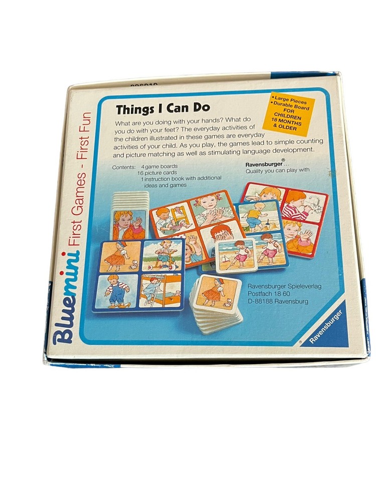 Things I Can Do Child Development Game Ravensburger 1995 Complete