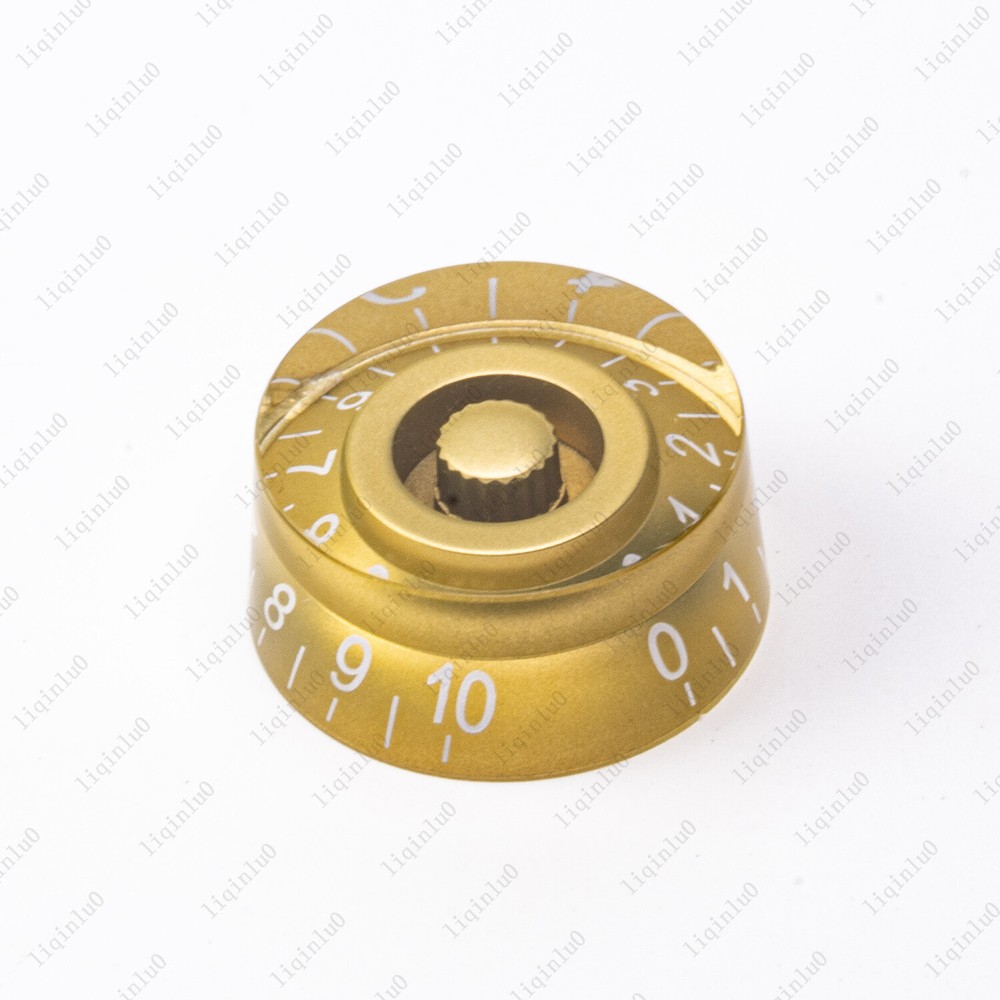 4 Pcs Amber LP Guitar Control Knobs Speed Dial Knobs for Les Paul SG Guitar