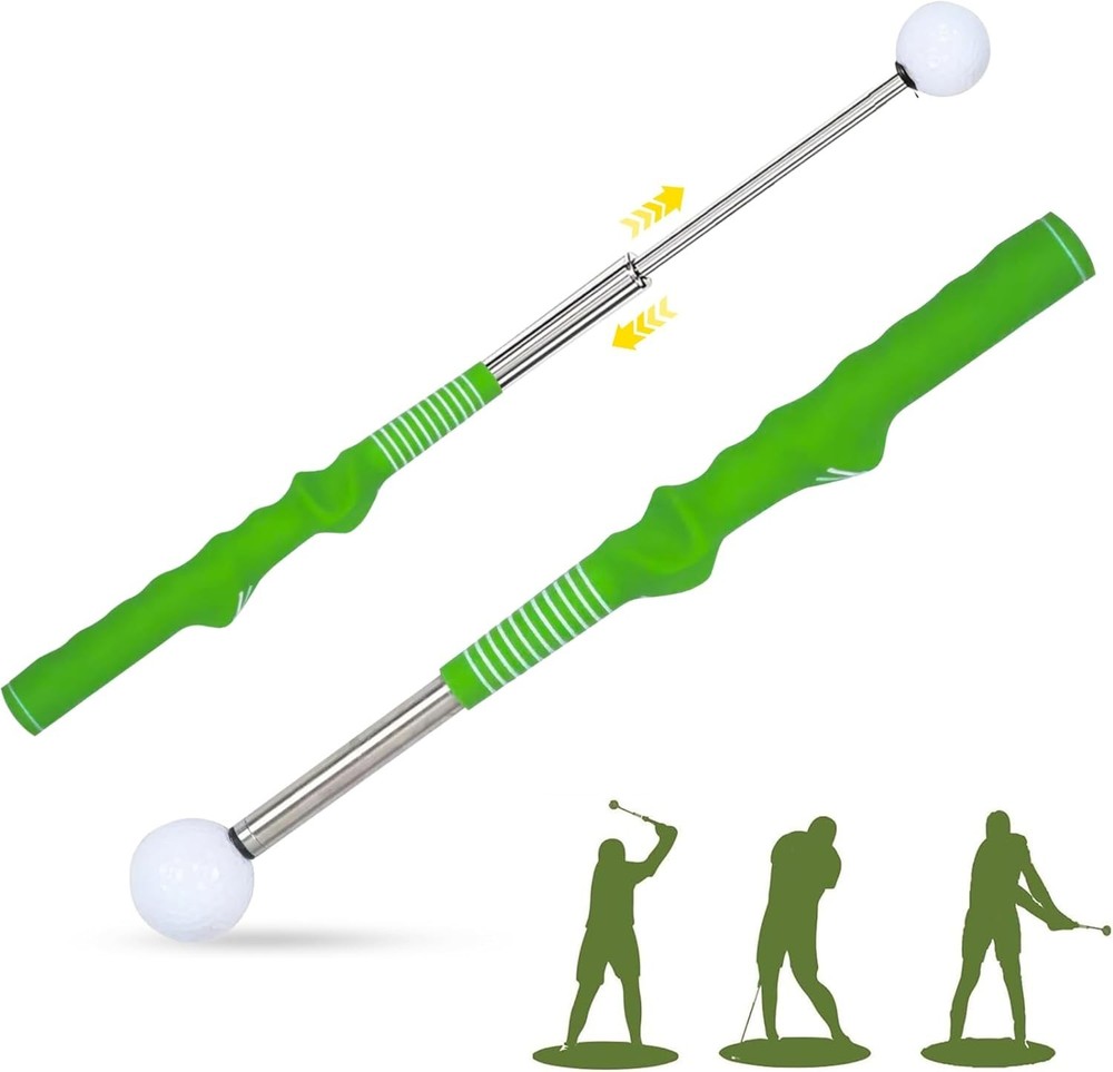 Retractable Golf Swing Training Aid Golf Swing Trainer Portable Grip Trainer US