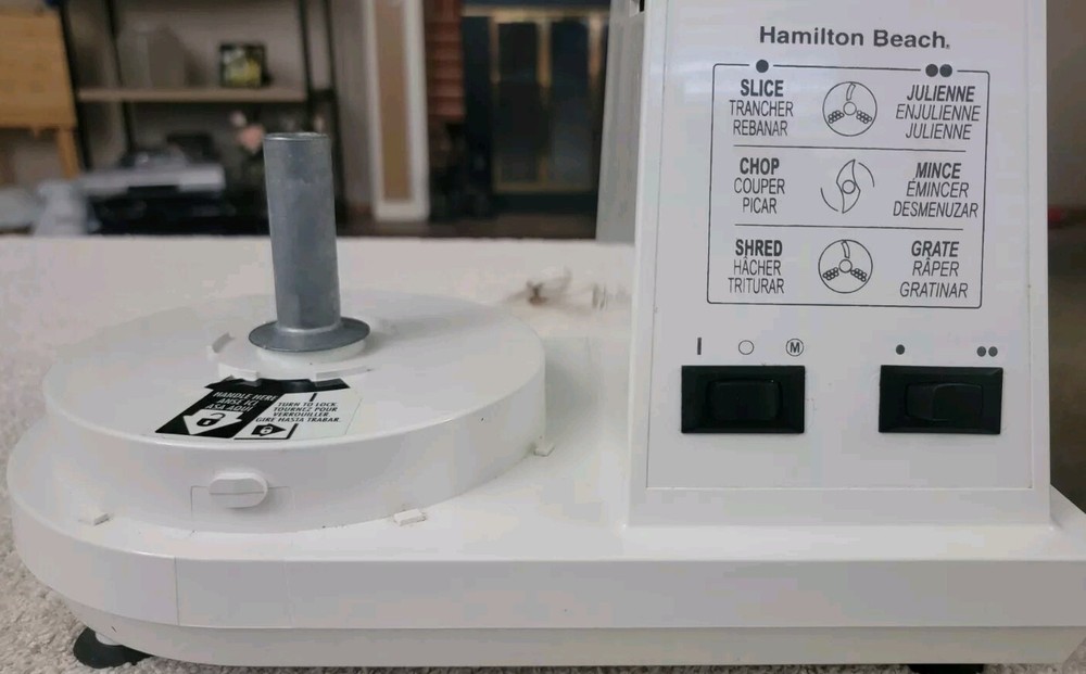 Hamilton Beach Food Processor 702R *2 Speed 7 Cup Capacity Base Only - Tested