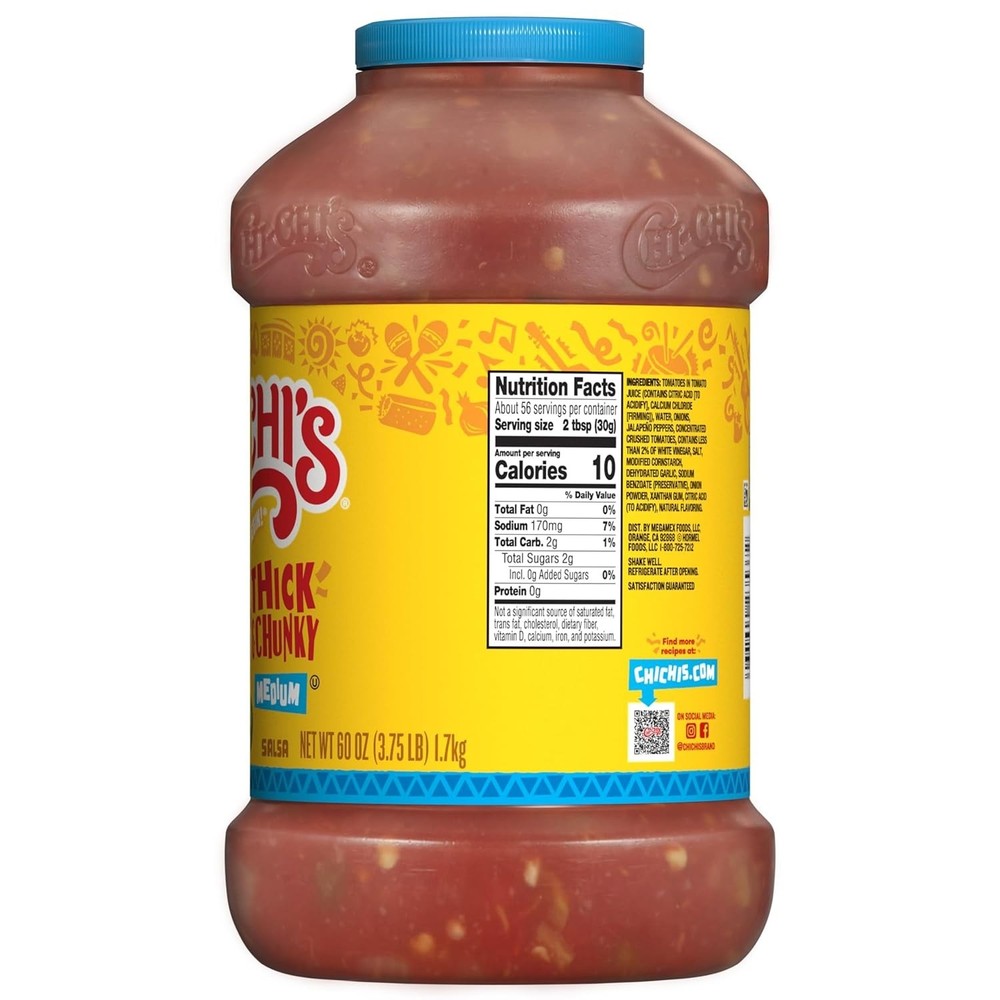 CHI-CHI’S Thick and Chunky Salsa Medium, 60 Ounce