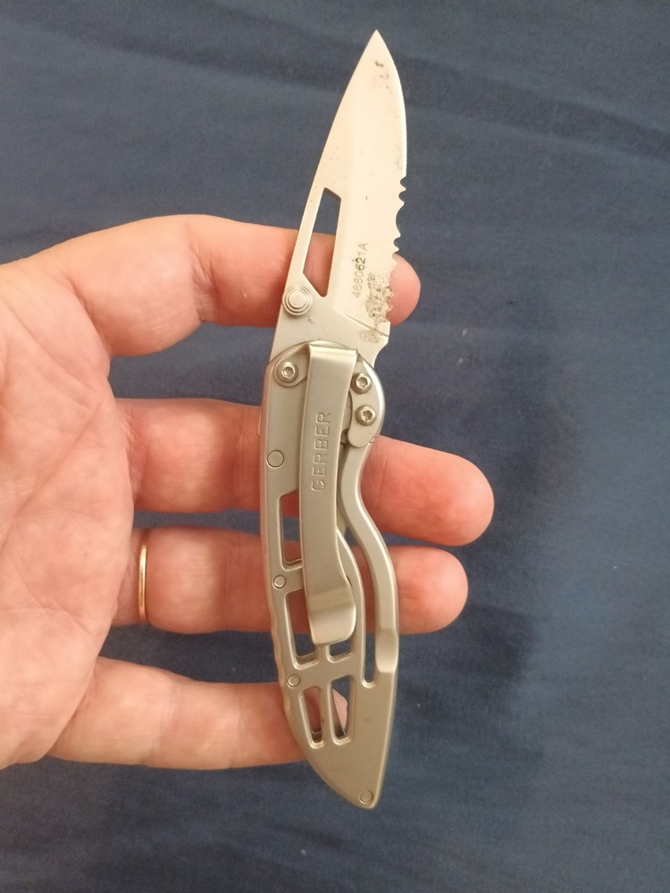 Gerber 4660514 Silver Pocket Knife