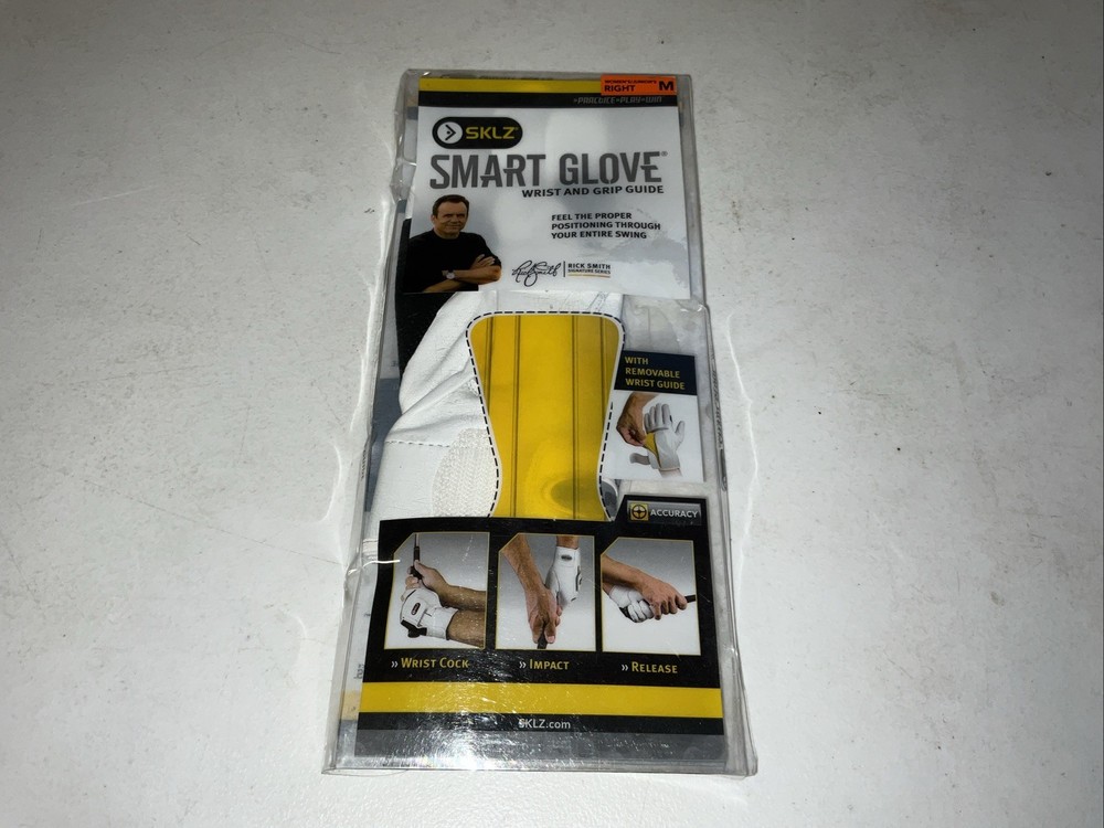 Smart Glove Golf Training Aid Removable Wrist Guide Grip Control Improve Swing