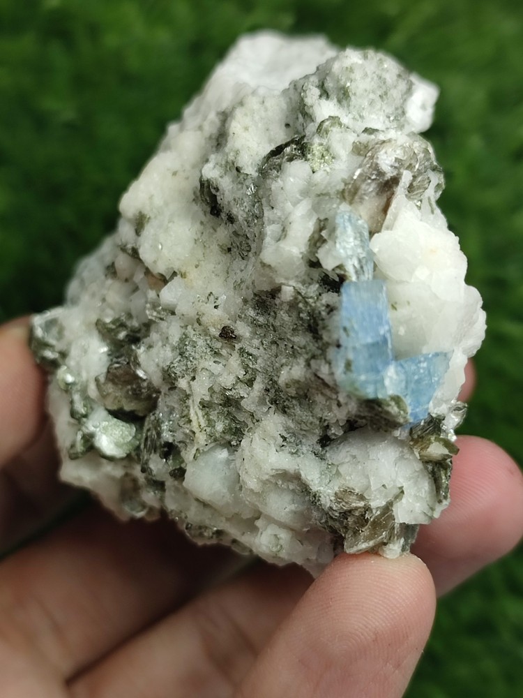 Alkali Beryl  Crystal  On Matrix With Nice Terminations-Pak.