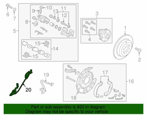 Genuine Kia Rear Speed Sensor 95681 A9000
