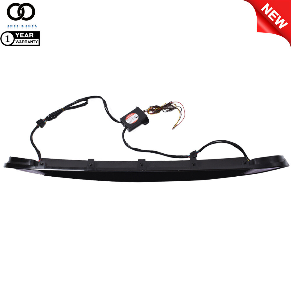 For 2013-2014 Ford Mustang Front Upper Grill Mesh Grille W/ DRL LED Light